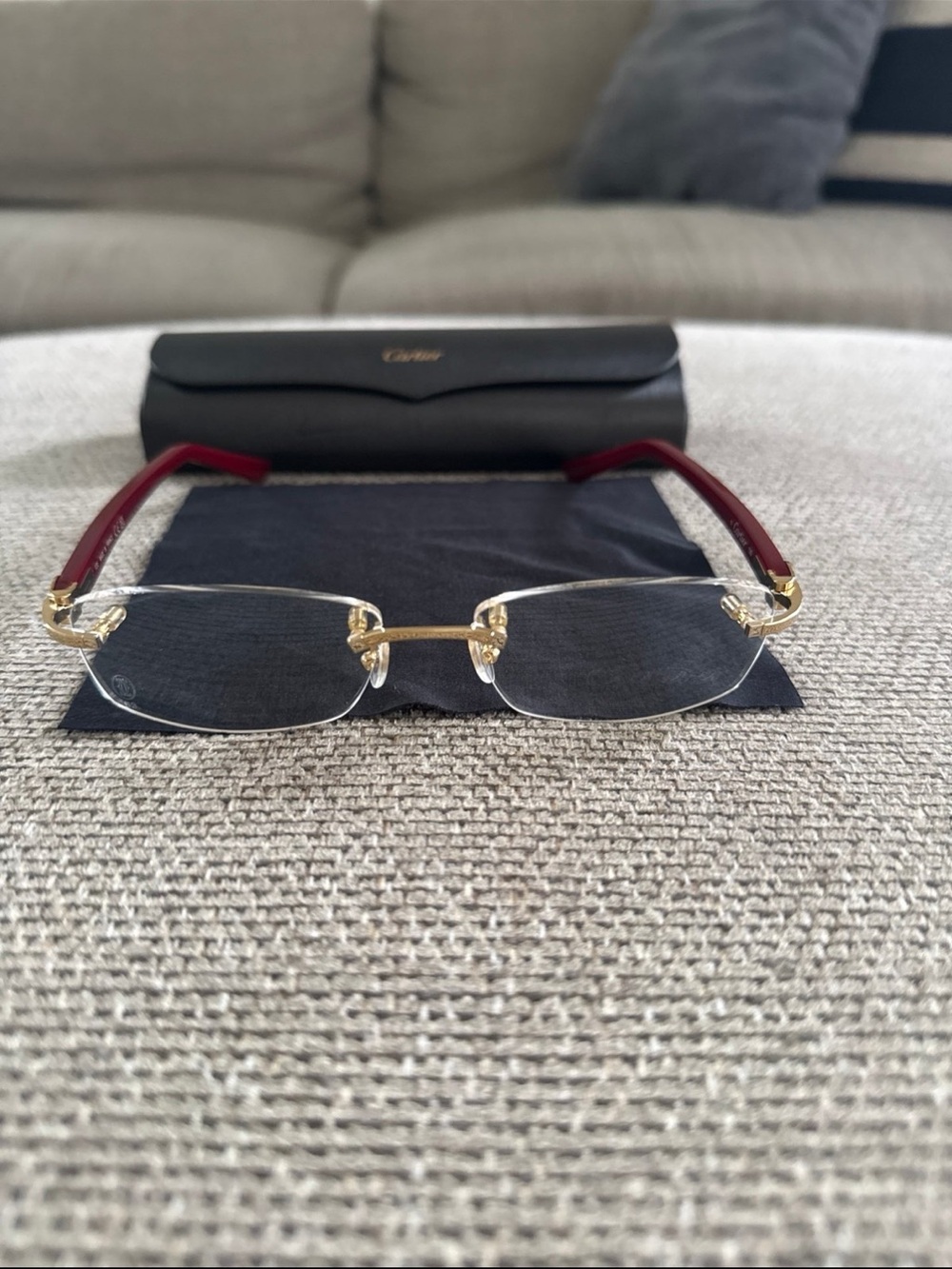 Cartier Rimless Glasses - Picture 5 of 12